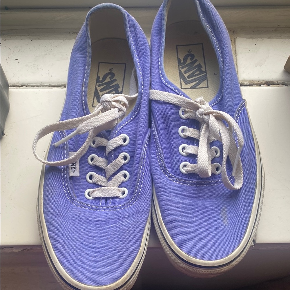 Vans Purple Canvas Sneakers